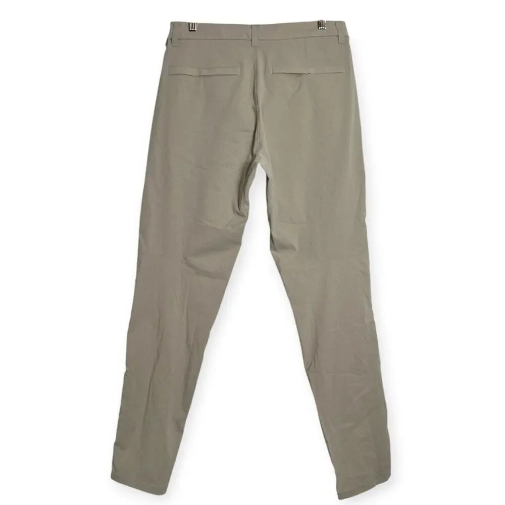 Lululemon Commission Slim Pant Ventlight SIZE 31 Gray Beige Chino